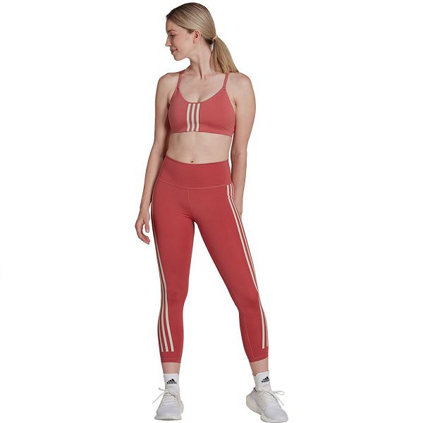 Red Women's Adidas Aeroimpact Light-Support Sports Bra | 2869750-MV