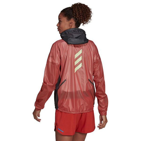 Red Women's Adidas Agr Jackets | 3047826-OZ