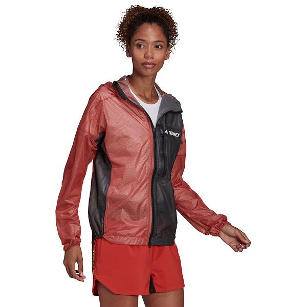 Red Women's Adidas Agr Jackets | 3047826-OZ