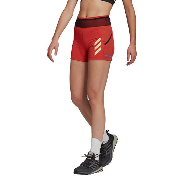 Red Women\'s Adidas Agr Pro Shorts Pants | 3405816-BQ