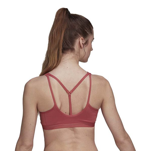 Red Women's Adidas Coreessentials Medium-Support Sports Bra | 8495620-TV