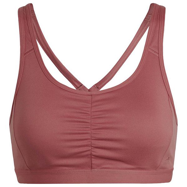 Red Women's Adidas Coreessentials Medium-Support Sports Bra | 8495620-TV