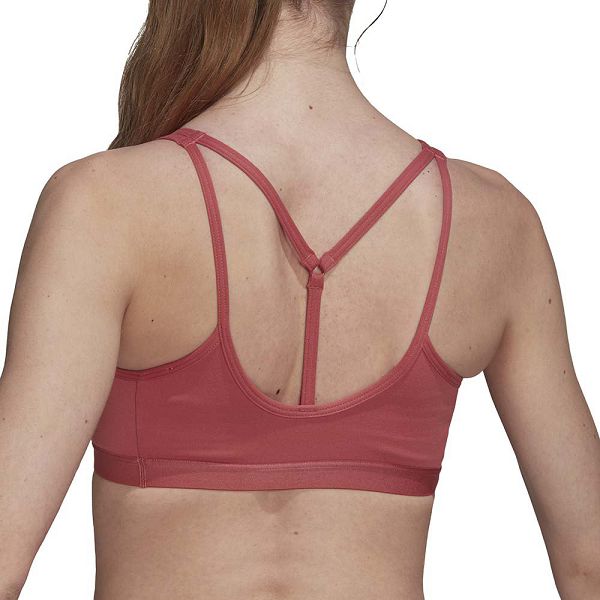 Red Women's Adidas Coreessentials Medium-Support Sports Bra | 8495620-TV