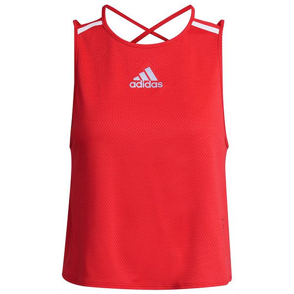 Red Women's Adidas Heat.RDY Sleeveless T Shirts | 6901532-SD