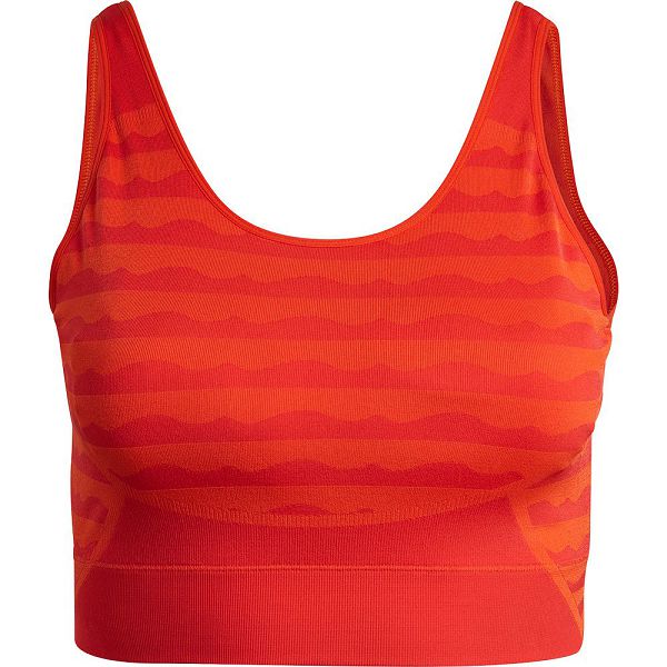 Red Women's Adidas Marimekko Aknit B In Sports Bra | 8517469-UJ