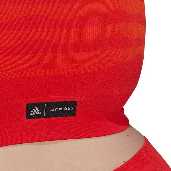 Red Women's Adidas Marimekko Aknit B In Sports Bra | 8517469-UJ