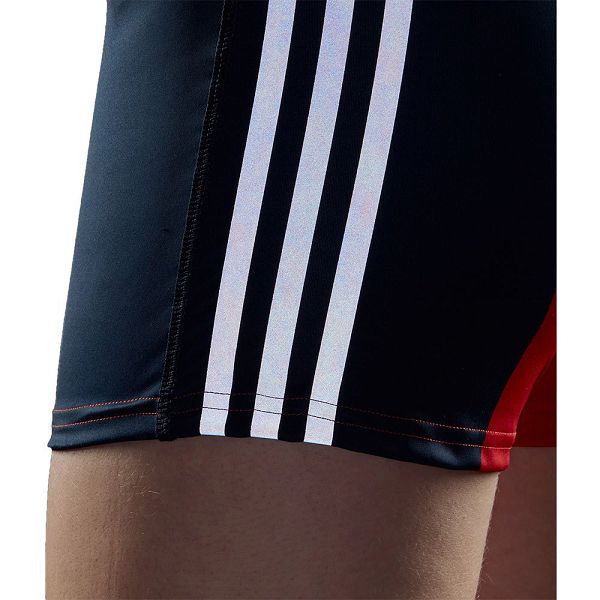 Red Women's Adidas Marimekko Run Icons Short Leggings | 4061259-BN