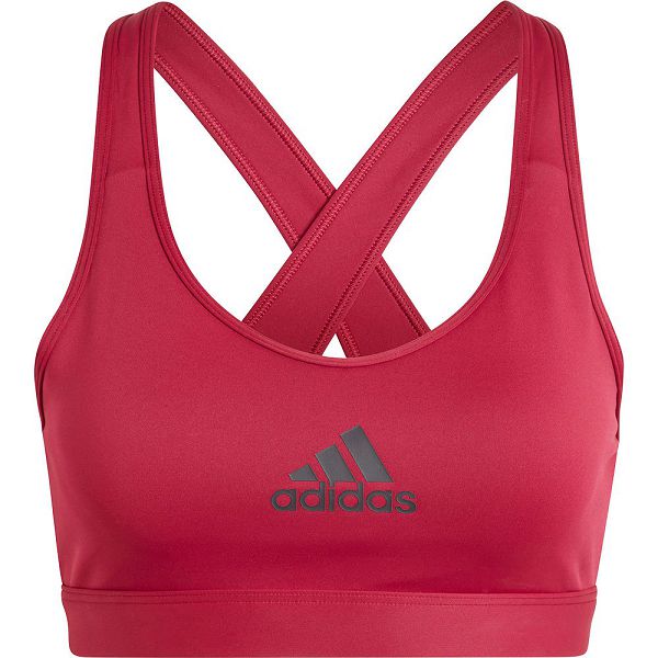 Red Women's Adidas Powerreact Ct Ms Sports Bra | 3084629-GJ