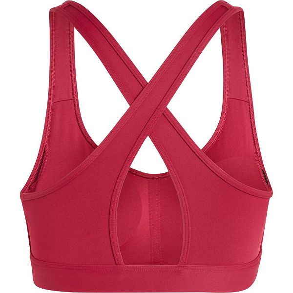 Red Women's Adidas Powerreact Ct Ms Sports Bra | 3084629-GJ