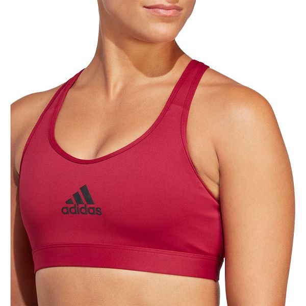 Red Women's Adidas Powerreact Ct Ms Sports Bra | 3084629-GJ