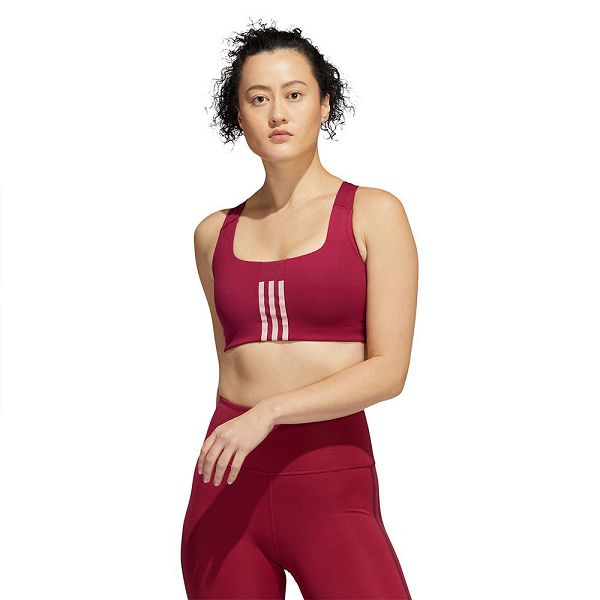 Red Women's Adidas Pwi MS Sports Bra | 9345871-SH