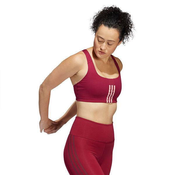 Red Women's Adidas Pwi MS Sports Bra | 9345871-SH