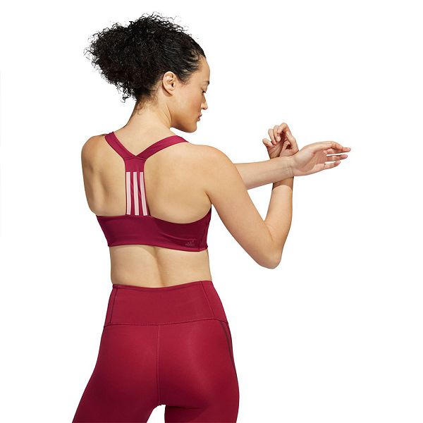 Red Women's Adidas Pwi MS Sports Bra | 9345871-SH