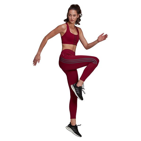 Red Women's Adidas RI 3 Stripes Leggings | 7328619-GJ