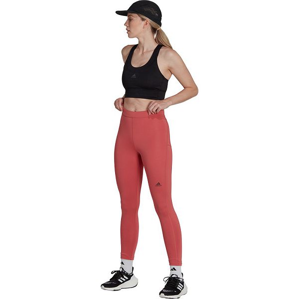 Red Women\'s Adidas Run Icons 7/8s Leggings | 4320178-NC