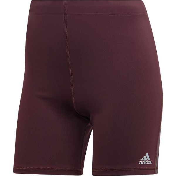 Red Women's Adidas Run Icons Short Leggings | 3257068-OZ