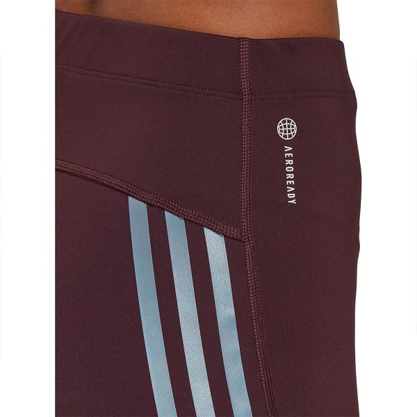 Red Women's Adidas Run Icons Short Leggings | 3257068-OZ