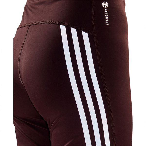 Red Women's Adidas Run Icons Short Leggings | 3257068-OZ