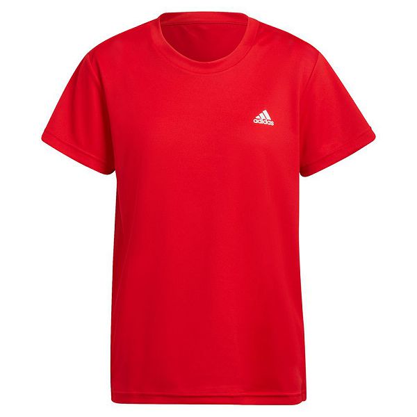 Red Women's Adidas SL Short Sleeve T Shirts | 3895106-OY