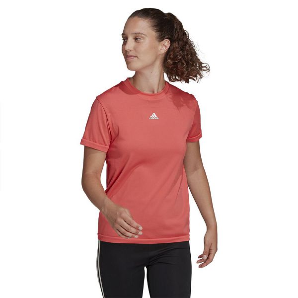 Red Women's Adidas SML Short Sleeve T Shirts | 7462305-OR