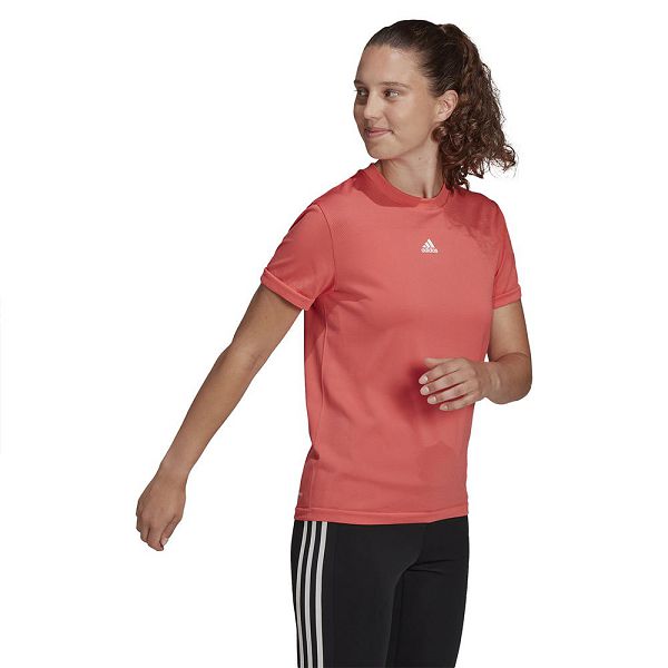 Red Women's Adidas SML Short Sleeve T Shirts | 7462305-OR