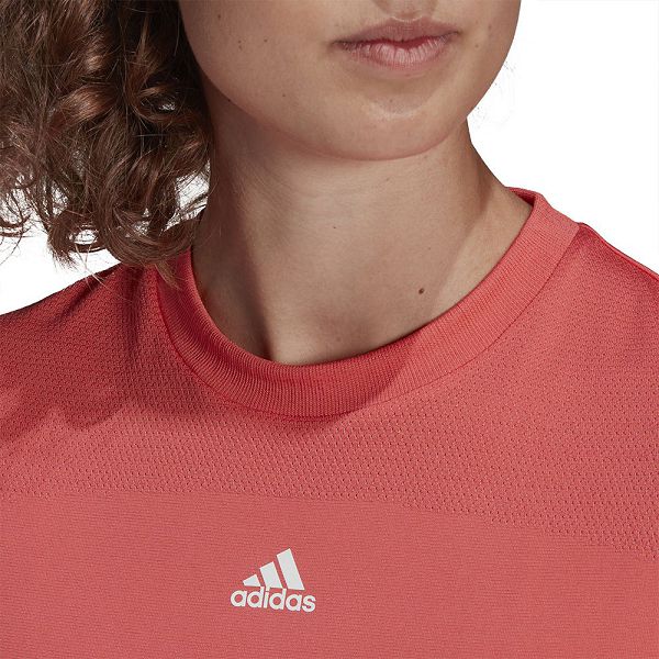 Red Women's Adidas SML Short Sleeve T Shirts | 7462305-OR