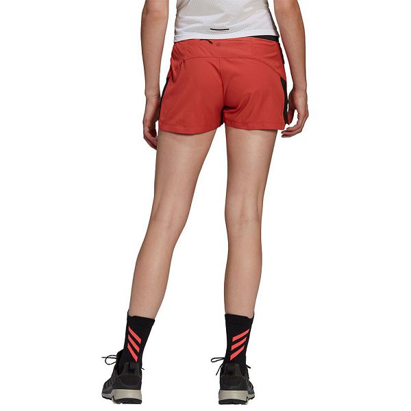 Red Women's Adidas Trail 3´´ Shorts Pants | 5218396-PO