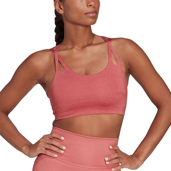 Red Women\'s Adidas Yo L St Ls Fi Sports Bra | 6527481-SY