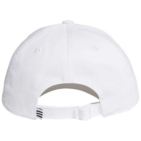 White Kids' Adidas Baseball Cotton Twill Caps | 6184293-ND