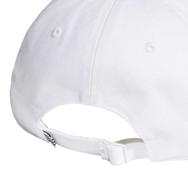 White Kids' Adidas Baseball Cotton Twill Caps | 6184293-ND