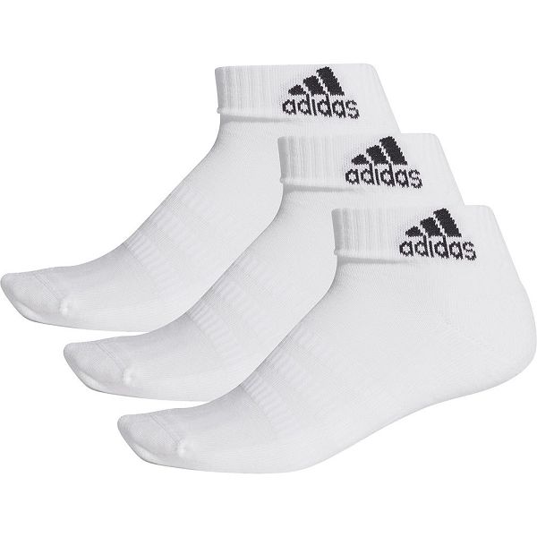 White Kids\' Adidas Cushion Ankle 3 Pairs Socks | 5074312-FR