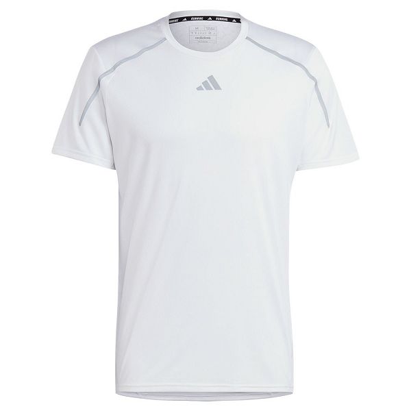 White Men's Adidas Confident Short Sleeve T Shirts | 7514938-QE