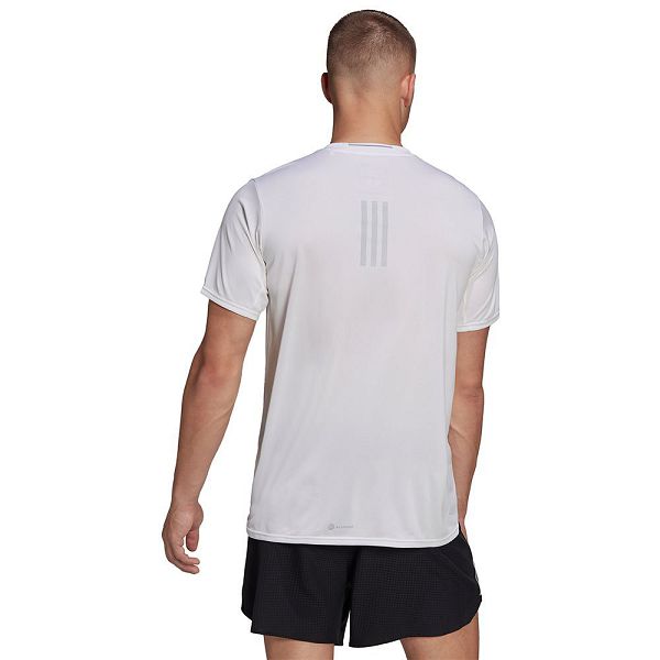 White Men's Adidas D4R Short Sleeve T Shirts | 3589201-VP