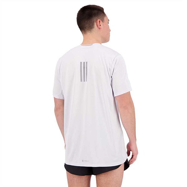 White Men's Adidas D4R Short Sleeve T Shirts | 7561420-TJ