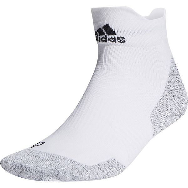 White Men\'s Adidas Grip Half Socks | 1837926-UN