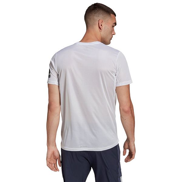 White Men's Adidas IT Short Sleeve T Shirts | 1895604-IA