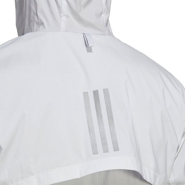 White Men's Adidas Marathon Jackets | 1975302-DS