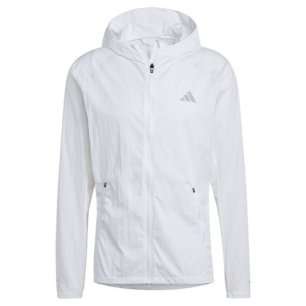 White Men's Adidas Marathon Jackets | 9510863-ZX