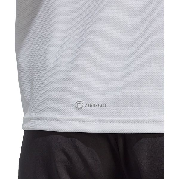 White Men's Adidas Own The Run Cooler Short Sleeve T Shirts | 6518247-MP