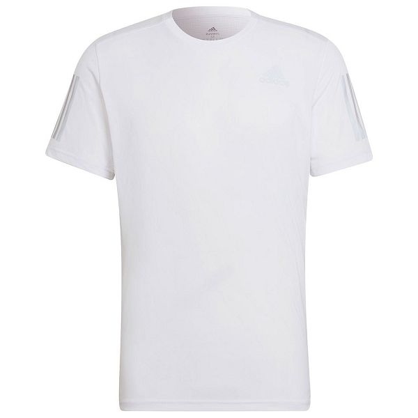 White Men\'s Adidas Own The Run Short Sleeve T Shirts | 0758643-ZJ