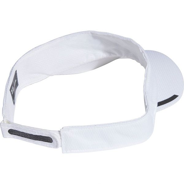 White Men's Adidas Run AR Visor Caps | 5408761-VU