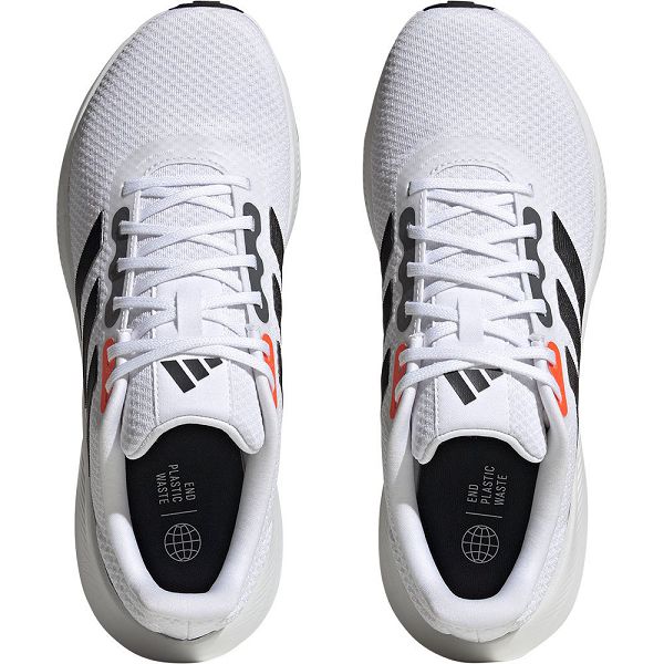 White Men's Adidas Runfalcon 3.0 Wide Running Shoes | 5743802-PD