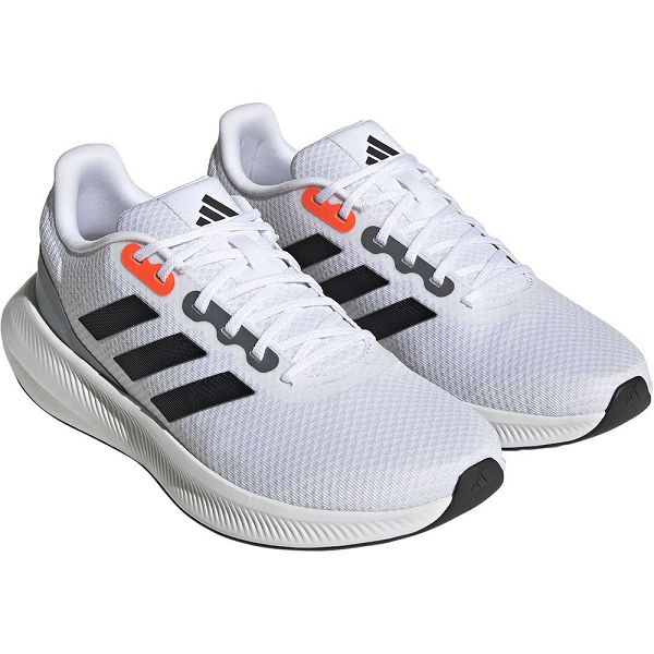 White Men\'s Adidas Runfalcon 3.0 Wide Running Shoes | 5743802-PD