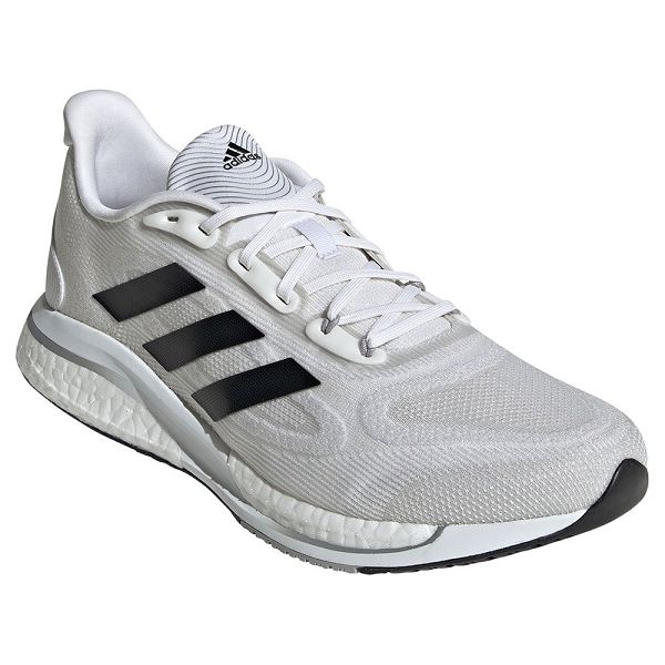 White Men's Adidas Supernova + Running Shoes | 0278691-MD