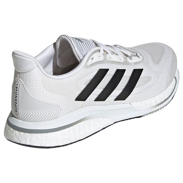 White Men's Adidas Supernova + Running Shoes | 0278691-MD