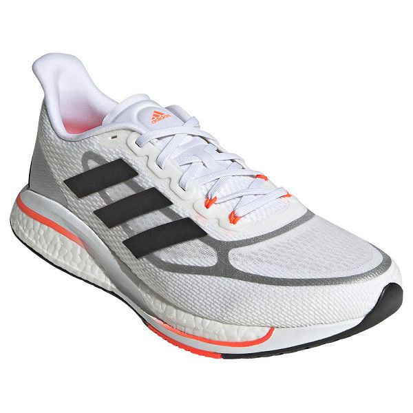 White Men's Adidas Supernova+ Running Shoes | 3289657-JH