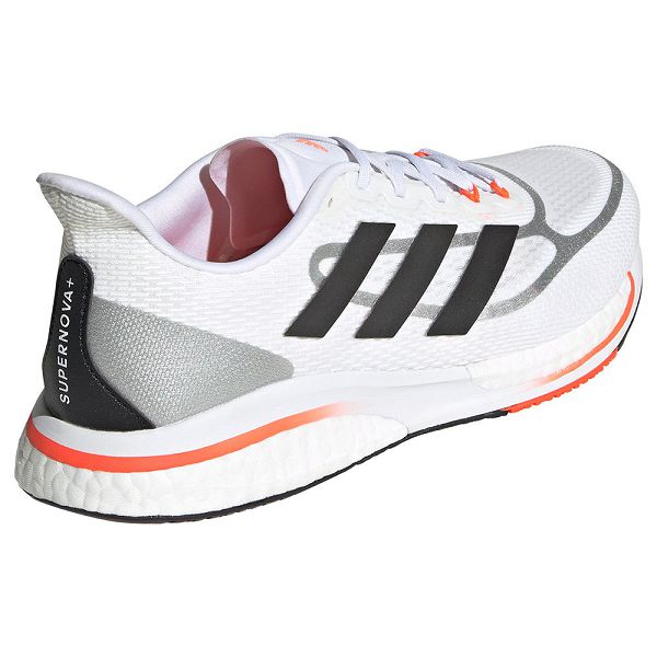 White Men's Adidas Supernova+ Running Shoes | 3289657-JH