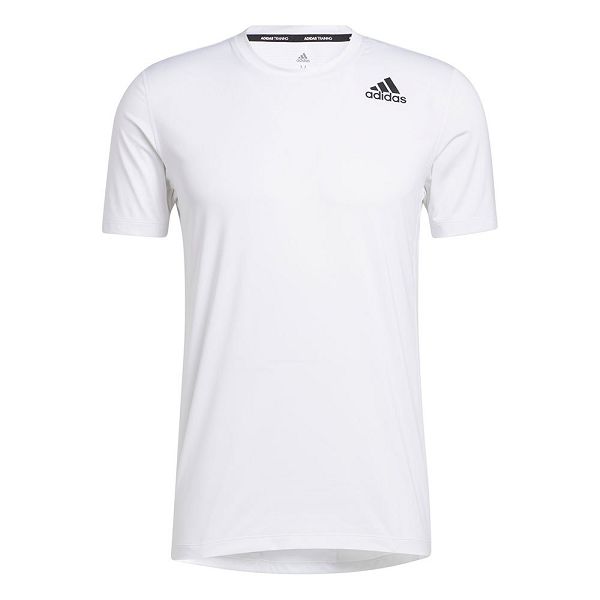 White Men\'s Adidas Techfit Compression Short Sleeve T Shirts | 8740265-XM