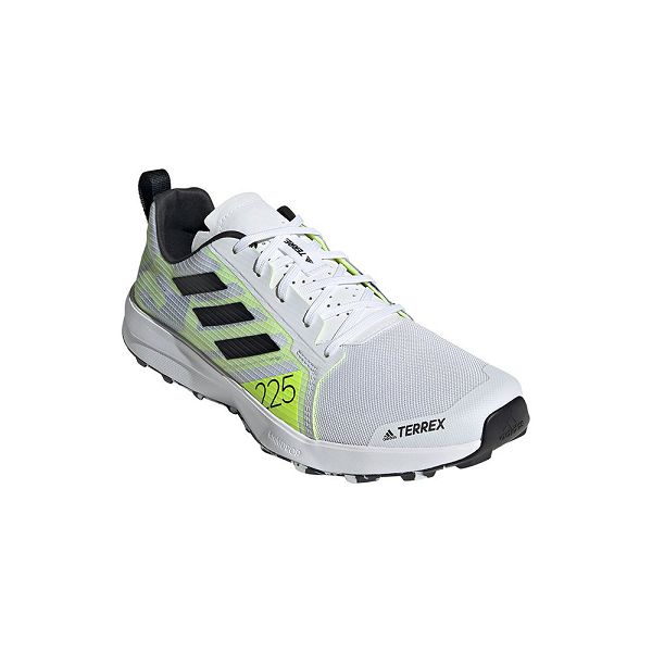 White Men's Adidas Terrex Speed Flow Trail Running Shoes | 4539870-WL