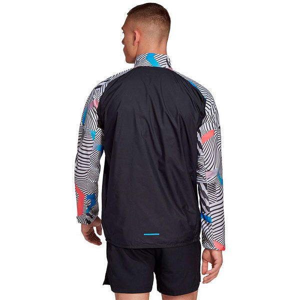 White Men's Adidas Trail Windbreaker Jackets | 8163579-LI